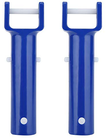 Fdit1 2Pz Manico con Testa a V Piscina Blu a Forma di V Clip Spazzola di Ricambio Testina per Accessori per Piscina