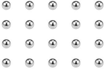 sourcing map 50 Stück Präzision Kugeln 8.5mm Fest Chromstahl G10 für Kugellager Schlüsselanhänger Rad