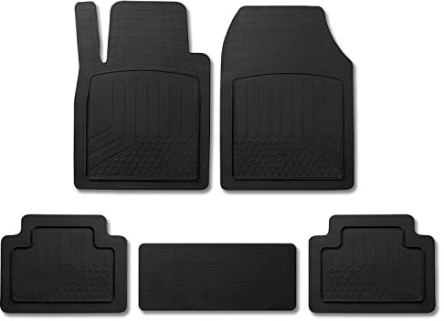 Fußmatten Gummimatten 3D Matte kompatibel mit Cupra Formentor 2020-2025 Gummi Schwarz 5tlg