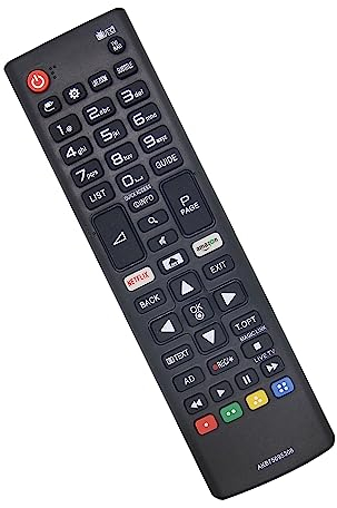 FOXRMT AKB75095308 para Mando LG Smart TV Compatible con Todos Mando TV LG