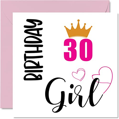 Stuff4 Geburtstagskarte zum 30. Geburtstag für Frauen, Geburtstag