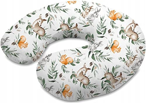Baby Breast Feeding Pillow Pregnancy Nursing Cotton Green Glade