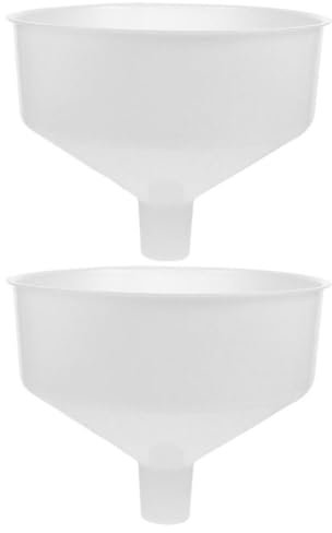 Kichvoe 2pezzi Imbuto Domestico Bocca Larga Imbuto per Conserve e Vino di Grande in Riutilizzabile Utensili da Cucina per Olio Succhi e Altri Liquidi