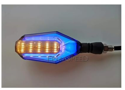 Nisza luces señalización Luces Intermitentes LED Universales Para Motocicleta, Luces Intermitentes Ámbar, Luz Diurna, Accesorios De Lámpara Indicadora De Moto