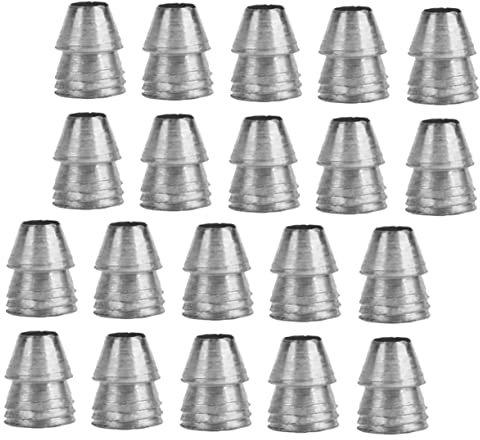 MERRYHAPY Cales Métalliques pour Marteau 20 Pièces Outils de Renforcement Coins Coniques Installation Facile Accessoires de Jardinage