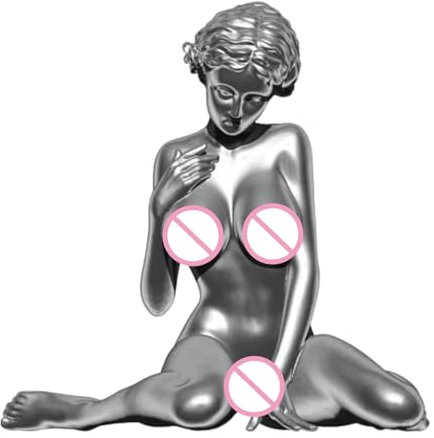 Decorazione per statue femminili - scultura femminile contemporanea, elegante figura femminile | Astratto femmina in resina, busto femminile artistico, espositore da scrivania in casa