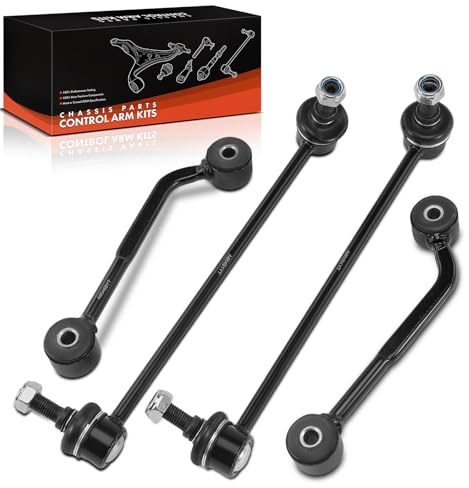 Frankberg 4x Koppelstange Stabilisator Vorne Hinten Links Rechts | Kompatibel mit C-Klasse W203 C-Klasse Coupe CL203 C-Klasse T-Model S203 SLK R171 Replace# 2033200889
