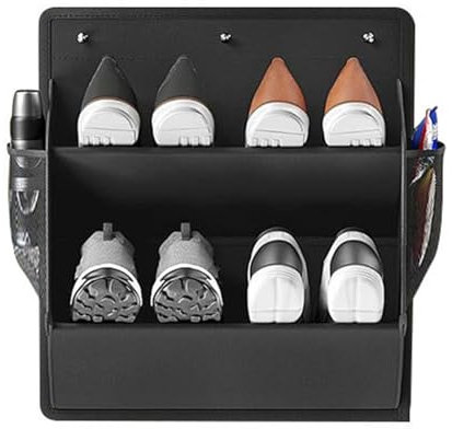 Générique Organisateur De Chaussures Pour Camping-Car | Range-Chaussures Murale Adhésif - Organisateur Gain de Place Pour Casquettes Jouets Produits Hygiène, Accessoires Camping-Car