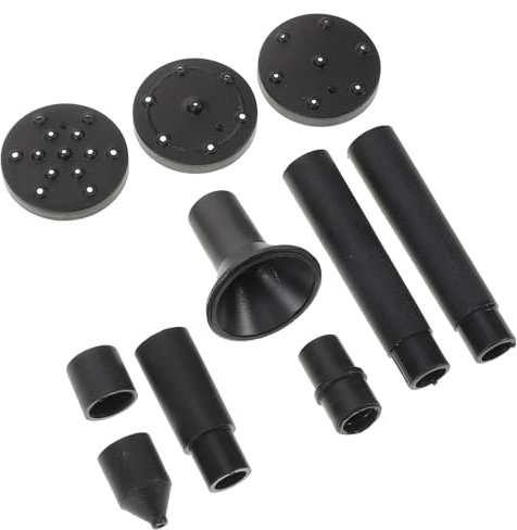 KONTONTY Kit De Accesorios Para Fuente Solar De Piscina y Estanque Exterior 10 Piezas De Boquillas Plásticas Para Bomba De Agua Jt180 Fuente De Agua Para Pájaros y Jardín Recambio Resistente Al