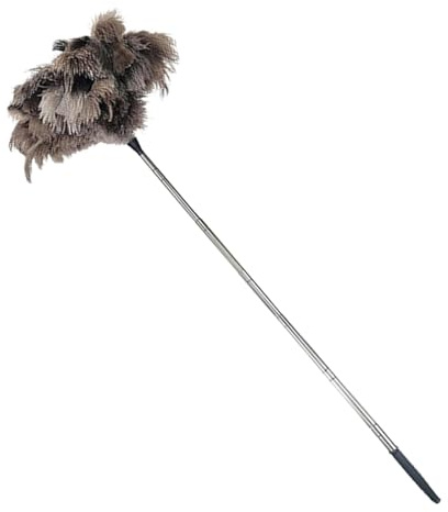 Plumeau Télescopique Extensible,Balai Époussette Portable 100 cm - Plumeau Multifonction Long pour Meubles Électroménager Toile d'Araignée et Nettoyage Plafond