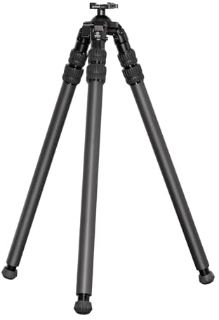 FANAUE Kohlefaser-Stativ zum Schießen für Arca Swiss Schnellwechselplatte, freihändige Bedienung, geeignet für Jagd, Schießen und Outdoor-Aktivitäten - HTC-4030-65