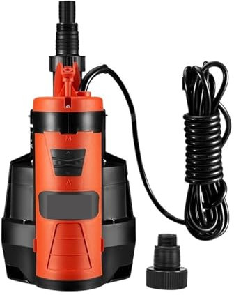 Pompe de piscine, Pompe de puisard submersible 1H P 3700 GPH for eaux propres et sales avec interrupteur à flotteur automatique for piscine, étang et jardin Pompe de piscine