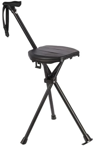 Bastón plegable portátil con asiento, taburetes antideslizantes, silla de camping de playa, silla de caña de aluminio ligero, taburetes portátiles antideslizantes, playa, camping