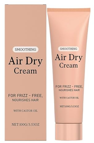 Crème capillaire - 100 g - Crème sèche à l'air libre - Après-coiffant - Lisse et hydrate - Améliore la texture naturelle et la douceur