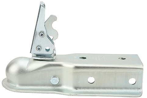 ARTOCT Acoplador de Remolque de Lengüeta Recta, Bola de Enganche de 2 Pulgadas, Canal de 3 Pulgadas, Capacidad de Carga de 3500 Libras, para Camiones de Tubo Cuadrado de 76 Mm, SUV,