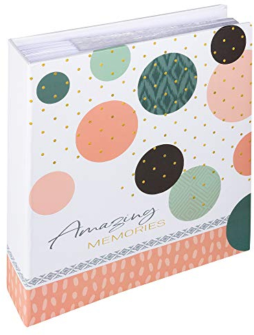 walther design Fotoalbum lachsrosa 200 Fotos 13 x 18 cm Memo-Einsteckalbum Amazing Memories ME-487-R