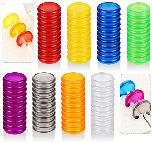 Mini-Discs aus Kunststoff, mehrfarbig, für zusätzliche Seiten, Notizen oder Kunstwerke, 88 Stück