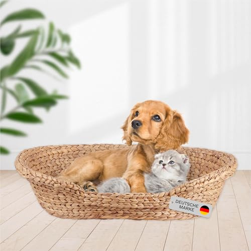 Lycce Katzenbett Hundebett für kleine Hunde oval, hoher Rand Gr. 2