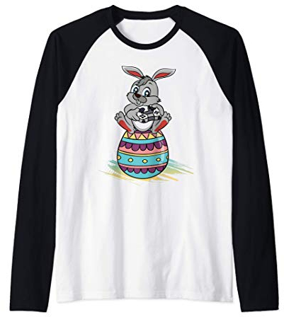 Gaming Easter Bunny Gamer Boy Girl Video Game Controller Kid Raglan
