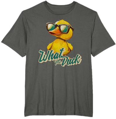 What The Duck Divertido patito de goma amarillo ama a los patos Camiseta
