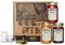 O'Donnell Moonshine Likör Geschenkset Made in Berlin – 3x Premium Likör Kirsche, Haselnusslikör & Wild Berry (350ml) + 2x Mason Jar Whiskey Gläser + Ausgießer (Geschenk für Männer) in Geschenkbox