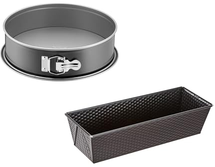 ORIGINAL KAISER | Inspiration Springform Starter Set inkl. Kastenform 30 cm | 28 cm rund mit Flachboden | antihaftbeschichtet, auslaufsicher | Made in Germany