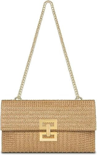 Umhängetasche Damen Crossbody Bag Strohtaschen Handtasche Handytasche zum Umhängen Tasche Schultertasche Korbtaschen Henkeltaschen Beuteltasche Strohtasche Crossbag Sommertaschen Damentaschen Shoulder