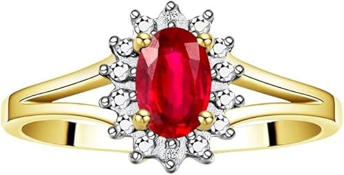 HARSHALI GEMS 5,25 Karat natürlicher roter Rubin Edelstein Handamde Ring Herren Ring Rubin Ring 925 massiver Sterling Silber Ring astrologischer Zweck Ring Geschenkring Stein Rubin, Stein:, Rubin