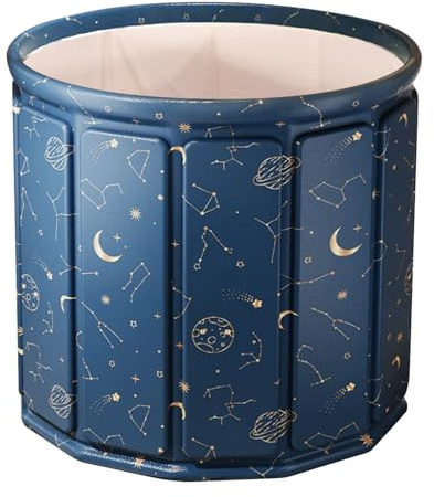 ALSKHEAS Vasca da bagno portatile per adulti, vasca da bagno autoportante pieghevole per doccia, vasche da bagno con ghiaccio caldo con schiuma termica ispessita per mantenere la temperatura, vasca da