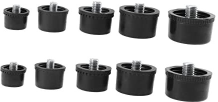 VILLCASE 10pcs Replaceable Rubber Hammer Head Rubber Mallet Tip for Flooring Installation Soft Striking Head