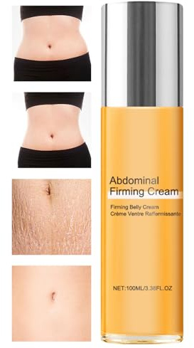 Crème raffermissante pour un ventre plat - Crème efficace pour raffermir l'abdomen | Crème raffermissante et tonifiante pour la taille et l'abdomen | Lotion de massage pour l'abdomen