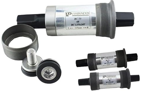 Movimento Centrale Perno Quadro Mountain Bike 68mm Movimento Centrale 103 107 110,5 122,5 Foro Quadrato for Bicicletta Cuscinetto Centrale Asse Corona Accessori for Ciclismo Movimento Centrale Mtb(121