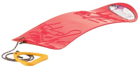 Gebogener Schlitten mit Seil Snowboard S slide