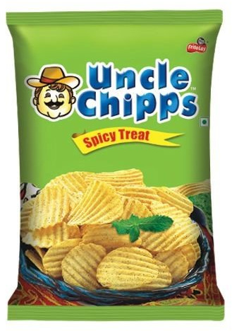 Uncle Chipps Picante 50 g (paquete de 25)