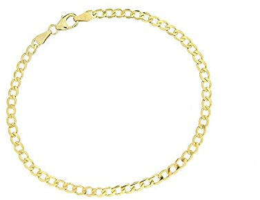 PRINS JEWELS Panzerarmband 14 Karat / 585 Gold Armband Gelbgold Breite 6.60 mm - Unisex