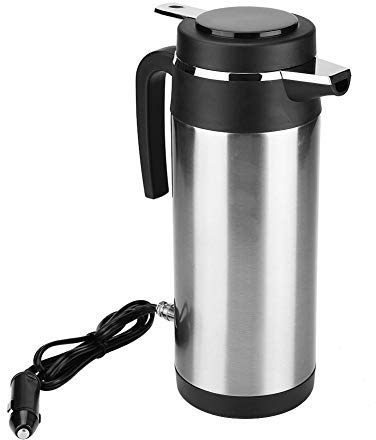 KIMISS 950ML 24 V Auto Wasserkocher Edelstahl Elektrische In-Car Wasserkocher Reise Trinkbecher Reise Kaffeetasse Wasserflasche(24V)