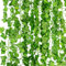KASZOO Lot de 12 guirlandes de lierre artificiel à suspendre pour maison, cuisine, jardin, bureau, mariage, décoration murale - Vert (25,6 m)