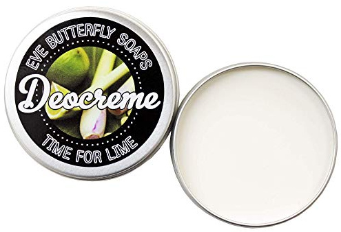 Deocreme Time for Lime - Regular Size 50 g | aluminiumfrei, Duft nach Limette & Zitronengras, vegan