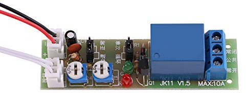 Einstellbare Zeitverzögerung Relais Modul 0-15 Minuten | EIN/Aus Schalter mit DC5V | Automatisierungsschaltung für Zyklensteuerung, Verzögerungsrelais, Timer-Schaltmodul