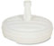 Parkland® Grand pied de parasol en plastique pour jardin, plage, terrasse - Blanc