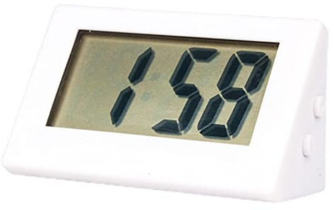 Reloj digital LCD Reloj despertador, despertador digital, coche tablero instrumentos escritorio reloj electrónico, reloj digital despertador con batería silenciosa para niños adultos