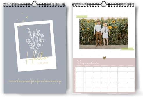 Bastelkalender 2025 zum Selbstgestalten I DIY Fotokalender für Fotos I DIN A4 I Wandkalender zum selber gestalten, Jetzt entdecken und individuell gestalten!