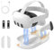 GEEKERA Estación de carga para Meta Quest 3, cargador magnético compatible con Oculus/Meta Quest 3 accesorios VR auriculares & controlador, estación de carga rápida con adaptador de 18 W/2 baterías