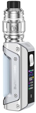GEEKVAPE Aegis Solo 3 Kit 100W Aegis Solo III Mod Sigaretta Elettronica Vape 5.5ml Z Sub Ohm 2021 Serbatoio Fit Z Coil Vaper (singola batteria 18650- Non Includere) No Nicotine (Argento)