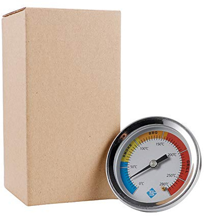 Lvifloae Ofen thermometer 0 280 Grad Celsius Edelstahl Barbecue Grill Thermometer TS BX64 gelten für Grill grill Backöfen Raucher Gebäck Brot Gegrilltes Fleisch