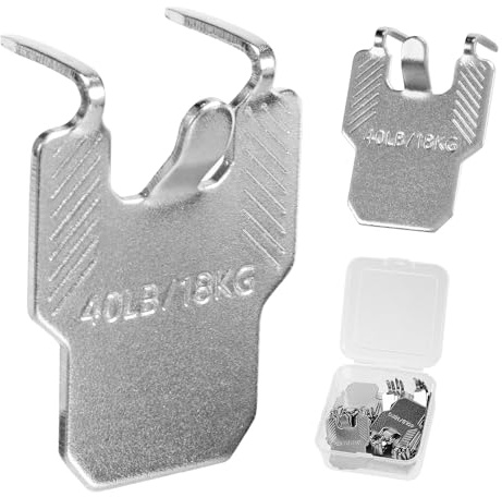 20 artigli da appendere per cartongesso, non sono necessari chiodi, ganci in acciaio inox per pareti in cartongesso, chiodi reggono fino a 18,1 kg, supporti da parete per cornici fotografiche e