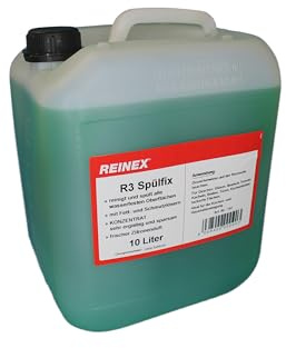 Spülmittel R3 von Reinex - hochergiebiges grünes Handspülmittel für den professionellen und privaten Einsatz - 10 Liter Kanister