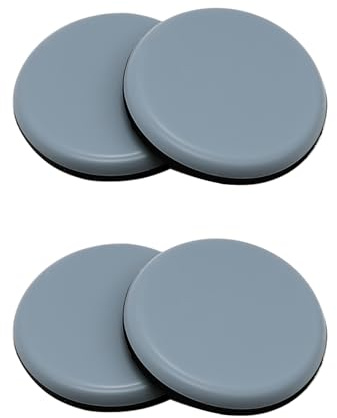 4 Pattini per mobili in PTFE, 50 mm, pattino scorrevole per mobili pesanti, pattino in teflon per spostare facilmente i mobili pesanti, protegge i pavimenti dai graffi
