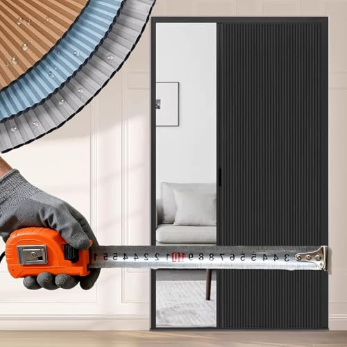 AVLLSO Porte Placard Pliante Diviseurs de Chambre de Portes Pliantes, Porte d'accordéon Invisible pour Placard/Salle de Bains/Chambre/buanderie(80x203cm)