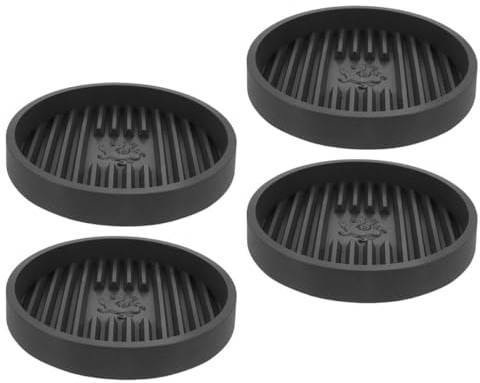 Baluue Vassoio per Stantuffo WC e Adattamento Sicuro 4 Pezzi Set in Plastico Funzione di Asciugatura ad Aria per Bagno e Cucina